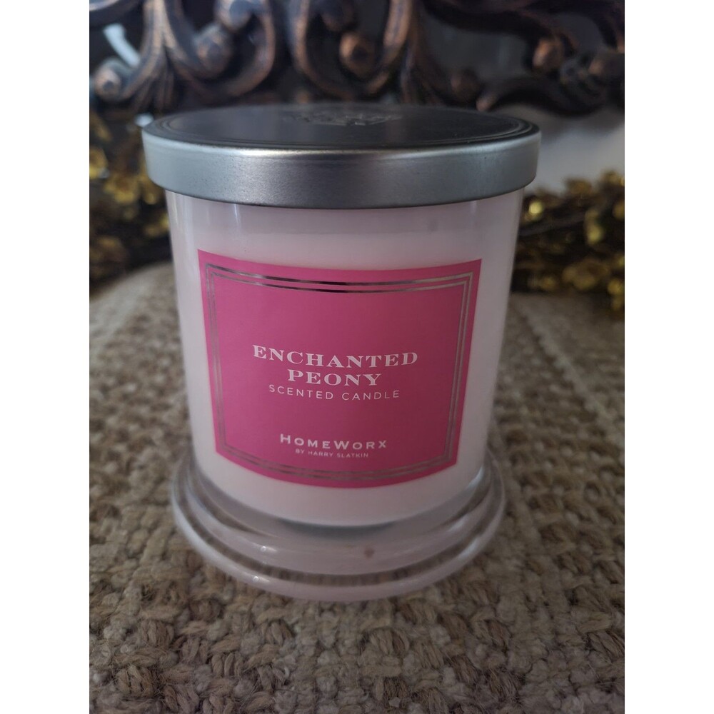 Homeworx Enchanted Peony Single Wick Candle by Harry Slatkin